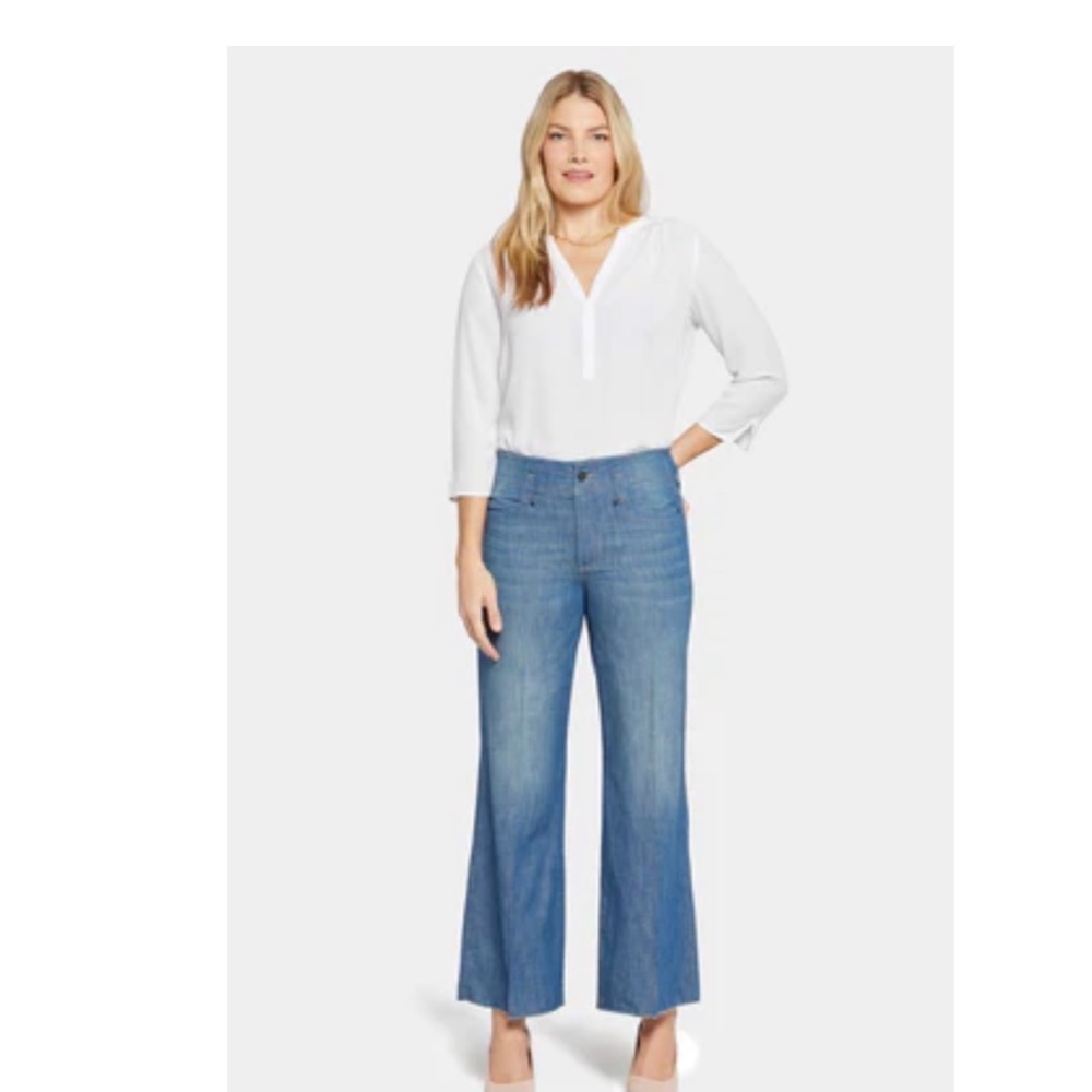 NYDJ WIDE LEG HIGH WAIST 14